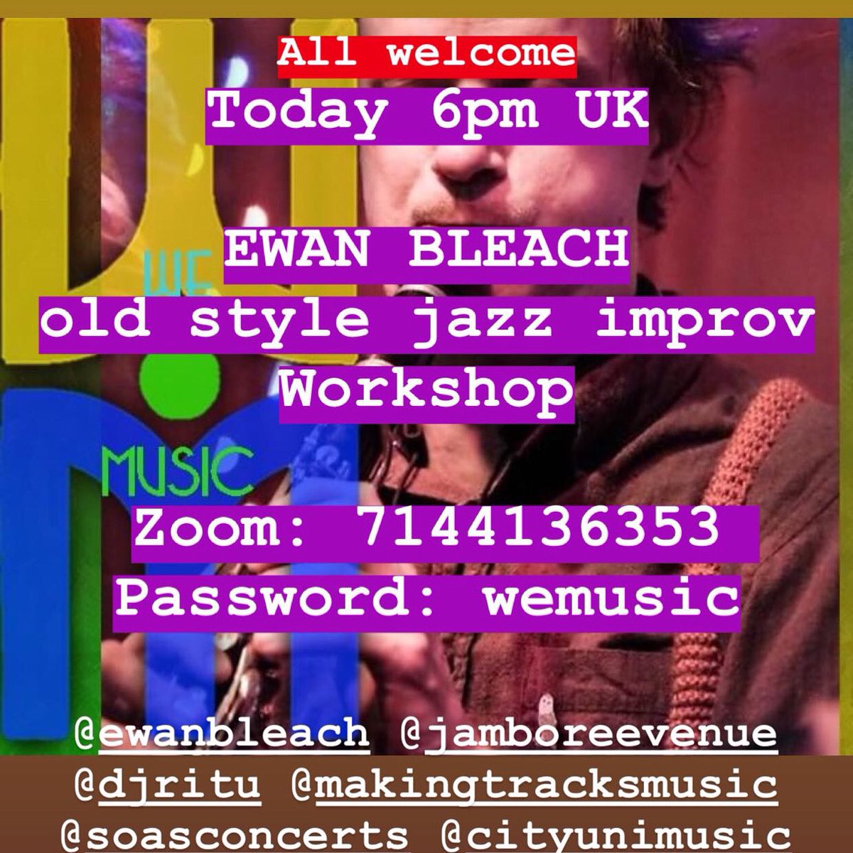 WeMusic7's tweet photo. Come learn some serious jazz improv skills. https://t.co/Ge54tcWKZc