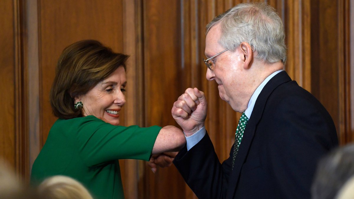 If you think I'm being too tough on Pelosi, think again:She funded Trump's key bills, gave him expanded surveillance powers, severely limited impeachment, refused to hold his thugs accountable, and sold merch off empty theatrics. Also said Bush's war crimes weren't impeachable.