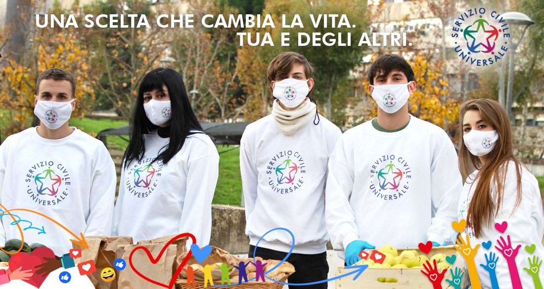 pcm_giovani_scu's tweet photo. Pubblicato il bando per n. 46.891 volontari di #ServizioCivileUniversale. Ti aspetta un'esperienza speciale.
Il servizio civile ti offre 2814 progetti per crescere e rafforzare le tue competenze. Vai sul sito https://t.co/1vMm9UGYd9 e presenta la domanda entro l’8 febbraio 2021. https://t.co/caXL7SRst2