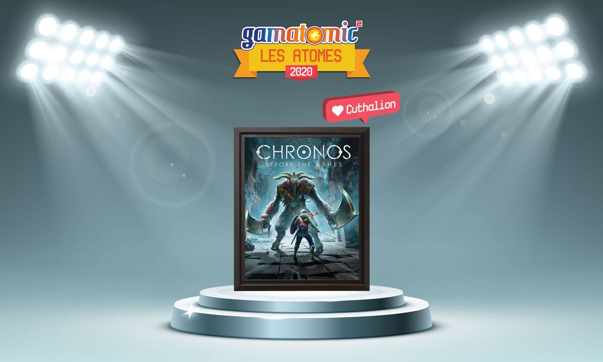 gamatomic's tweet photo. #ChronosBeforeTheAshes ♈️ fait partie des 12 jeux 💎 que #Gamatomic a souhaité retenir de 2020 et que l'on vous recommande chaudement 🔥
📖 https://t.co/G5PRRhbqOn
#Awards #BestOf2020 @gunfire_games @THQNordic https://t.co/dXcZubgMVk