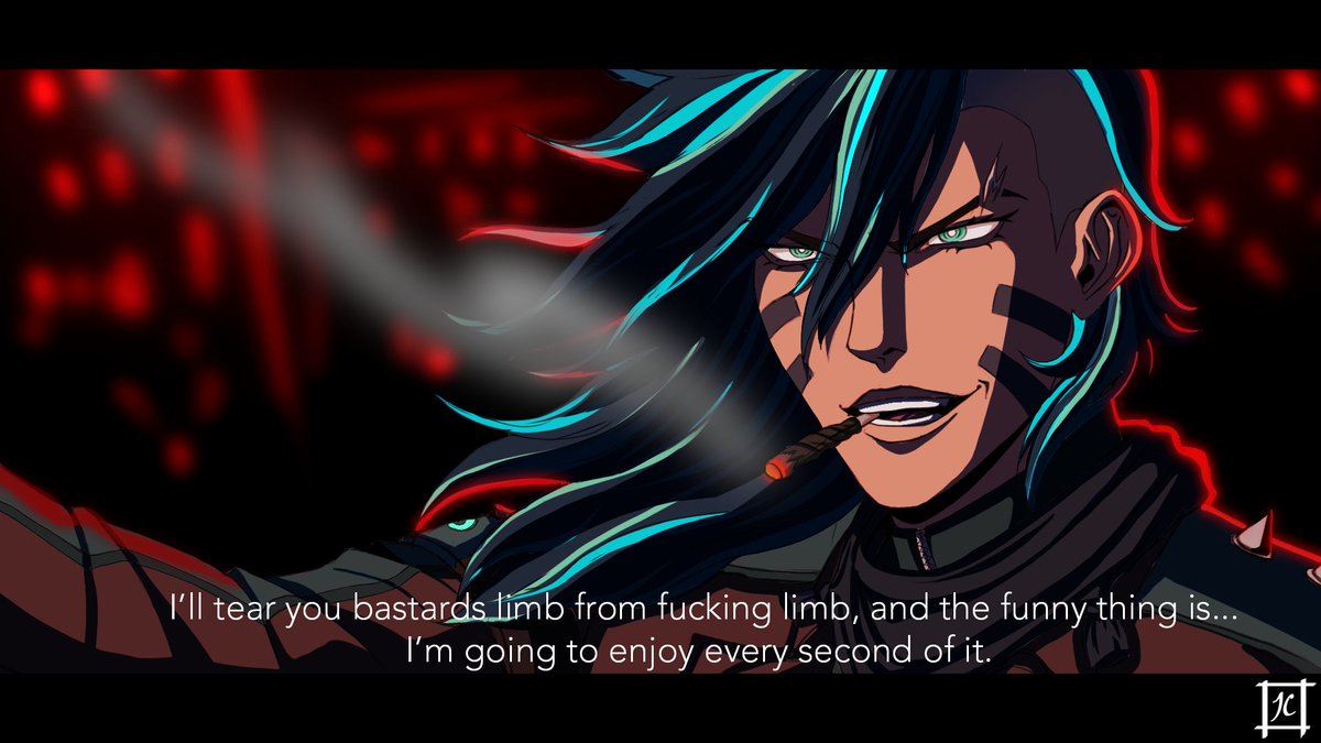 Happy Monday, dear Hunters! 

Meet Maelstrom, the foul-mouthed wildchild of the Flatlands with the ability to control sound 🔊

Real Name: Harper Lancaster
Age: 24
Pronouns: strictly They/Them

#webcomic #OriginalContentArtist #LGBTQ