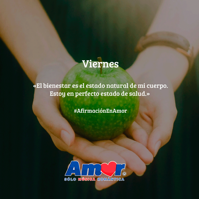AmorEnTuRadio's tweet photo. Cuídate con amor. #AfirmaciónEnAmor ❤ https://t.co/PCjoDRYuOo