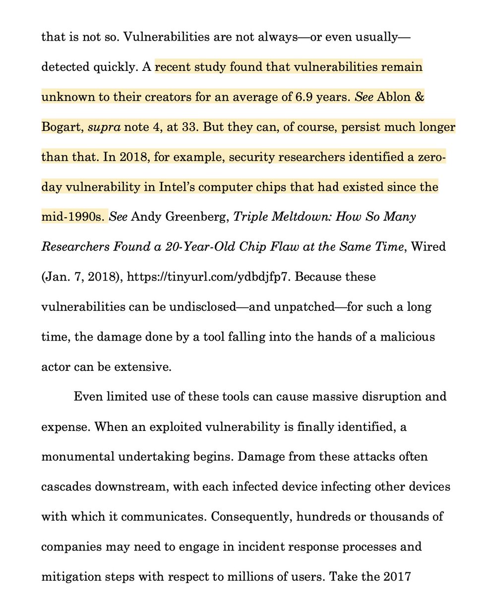 9. C:  #NotPetya = tip of iceberg of kind of systematic harm to come from conferring immunity on spyware industry. Can take years to fix vulnerabilities & get implants off networks & devices. Some damage, like stolen materials, cannot be undone.