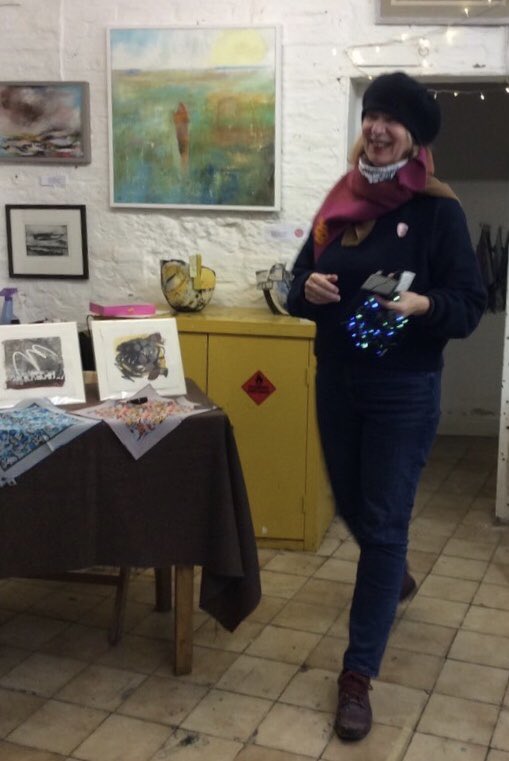 After our open weekend we had a laugh with mulled wine and mince pies - two metres apart! <a href="/studios_pica/">PICA Studios</a>