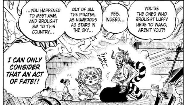 Timing has been a present theme in Wano. The samurai who weren't sent to the future by Lady Toki had to wait 20 years, the plan to kill Kaido had to happen at the day of the Fire Festival, and Roger wasn't able to find the One Piece because of the fact that he was too early.