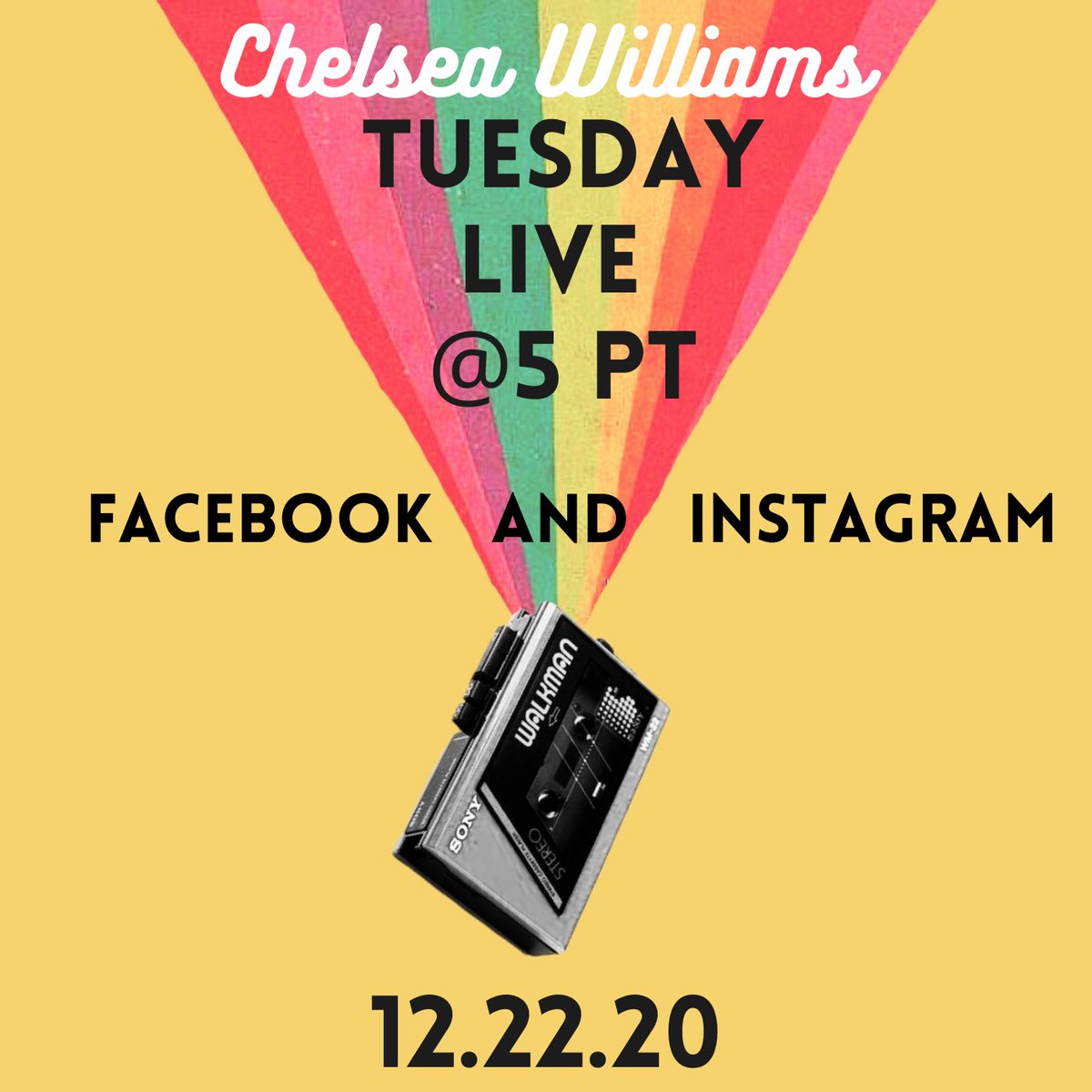 I’ll be live on Insta and Facebook tomorrow (Dec 22nd) at 5pm. Be there or be square... I will be both there AND square. #thereandsquare