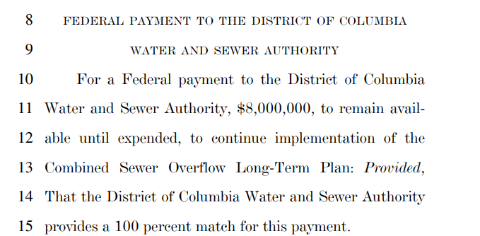 Metaphor Alert: DC needs $8,000,000 from the Feds because it's literally overflowing with human shit