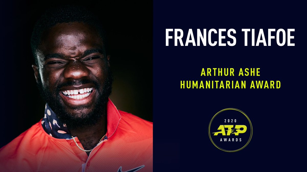Our pride for DC’s very own @FTiafoe is unmatched.
Congratulations on being this year’s Arthur Ashe Humanitarian Award!
#ATPAwards https://t.co/tJ2A8BkzzN