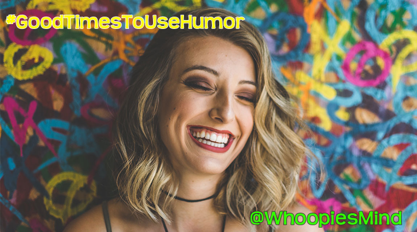 WhoopiesMind's tweet photo. It's time to get our funny on, but when should we do it?
#GoodTimesToUseHumor
with @bigmacher and the team @WKatThomason @SeanMODonnell1 @gigirules7 @clark_gasm
Let's see the humor! https://t.co/HzX3YPgf0E