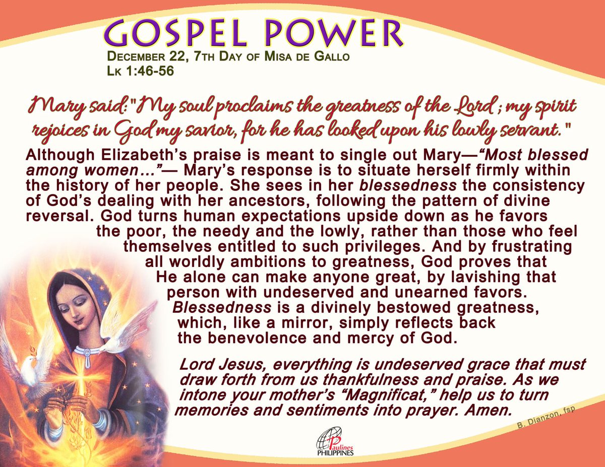 NellyADN"ALDUB/MAICHARD4EVER" (@nellygbasco) on Twitter photo GOSPEL POWER
December 22, Tuesday, 7th Day of Misa de Gallo
Lk 1:46-56
1st Reading- 1 Sm 1:24-28
<a href="/aldenrichards02/">Alden Richards</a> <a href="/mainedcm/">Maine Mendoza</a>
#ALDUBForLoveAndTrust GOSPEL POWER
December 22, Tuesday, 7th Day of Misa de Gallo
Lk 1:46-56
1st Reading- 1 Sm 1:24-28
<a href="/aldenrichards02/">Alden Richards</a> <a href="/mainedcm/">Maine Mendoza</a>
#ALDUBForLoveAndTrust