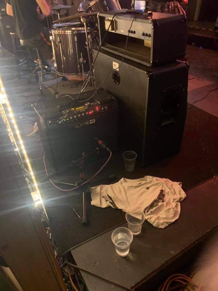 One year ago today a kid set up a broken solid state marshal half stack just to hide the fact that he asked me to mic up his Line 6 Spider. Doing sound fucking rules.