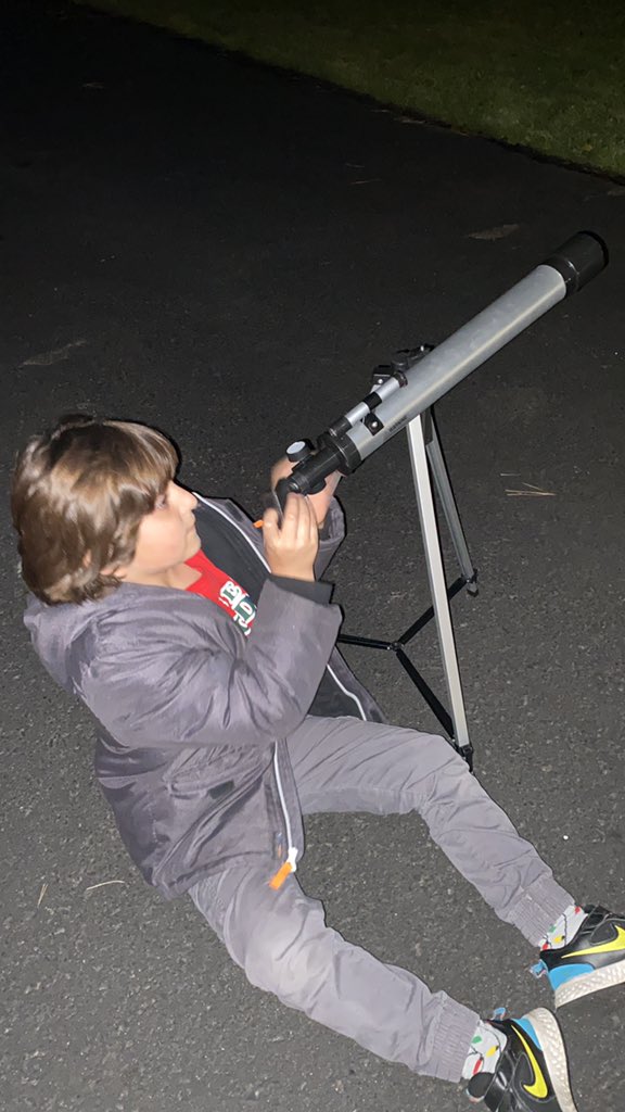 msnigrotms's tweet photo. @MsKlingTMS @ThompsonMSpride @DaretoAwesome @NASA Caden tried super hard to find it but I wasn’t much help! https://t.co/FSLEnjeqR7