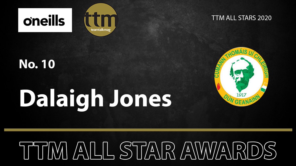 teamtalkmagLIVE's tweet photo. TTM @ONeills1918 All Stars

No. 10
Dalaigh Jones @DgnClarkeGFC

https://t.co/plWwiXd9wm

#TTMAllStars2020 https://t.co/CPLKsglb2A