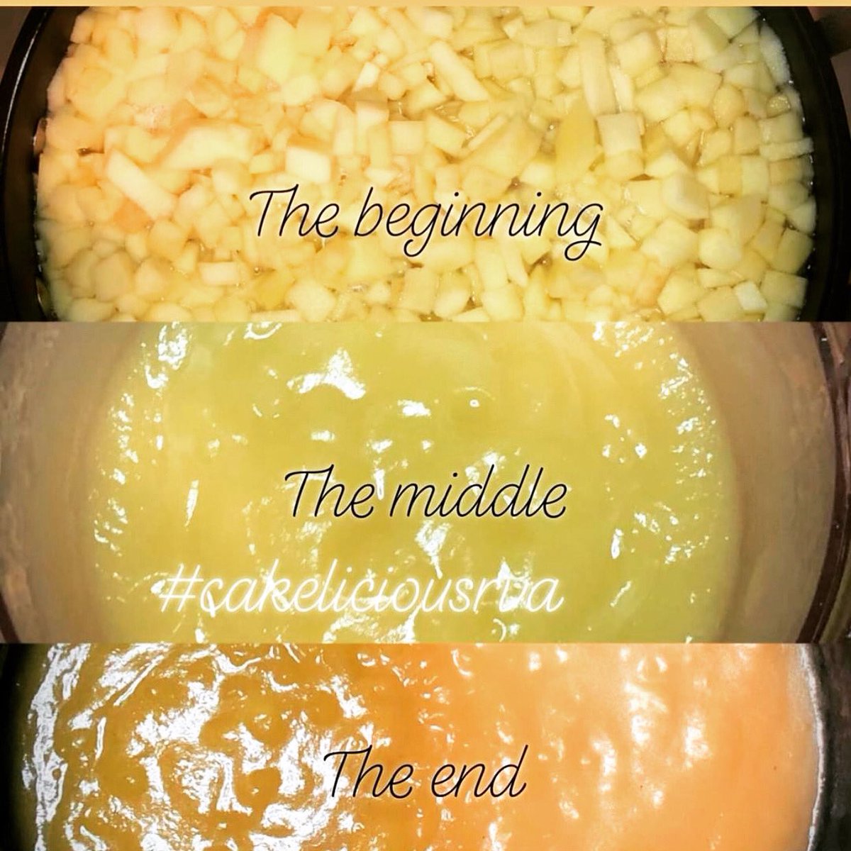 QueenMelba1977's tweet image. #cakeliciousrva #homemadeapplesauce #applesauce #blackbaker #blackbakers Applesauce with a little bit of chunk in it.