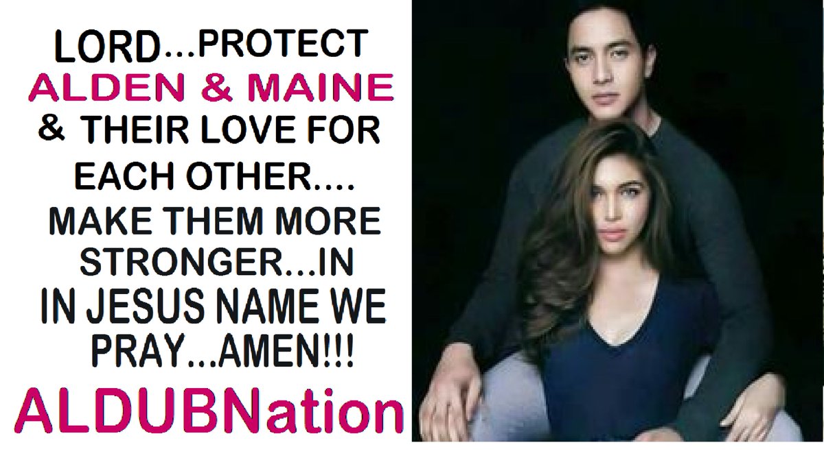 NellyADN"ALDUB/MAICHARD4EVER" (@nellygbasco) on Twitter photo Isaiah 41:10
10 So do not fear, for I am with you; do not be dismayed, for I am your God. I will strengthen you and help you; I will uphold you with my righteous right hand.
<a href="/aldenrichards02/">Alden Richards</a> <a href="/mainedcm/">Maine Mendoza</a>
#ALDUBForLoveAndTrust
"PROTECTION PRAYER FOR RICHARD & MAINE + BT" Isaiah 41:10
10 So do not fear, for I am with you; do not be dismayed, for I am your God. I will strengthen you and help you; I will uphold you with my righteous right hand.
<a href="/aldenrichards02/">Alden Richards</a> <a href="/mainedcm/">Maine Mendoza</a>
#ALDUBForLoveAndTrust
"PROTECTION PRAYER FOR RICHARD & MAINE + BT"