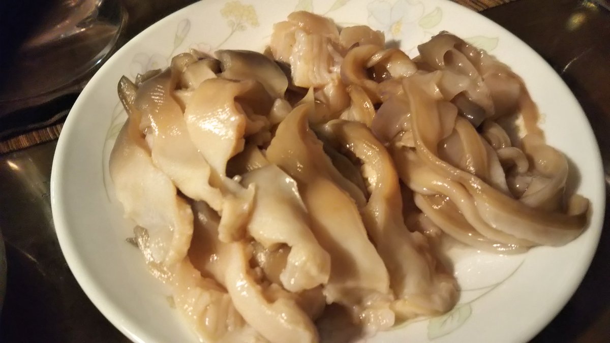 ホッキ貝の刺身