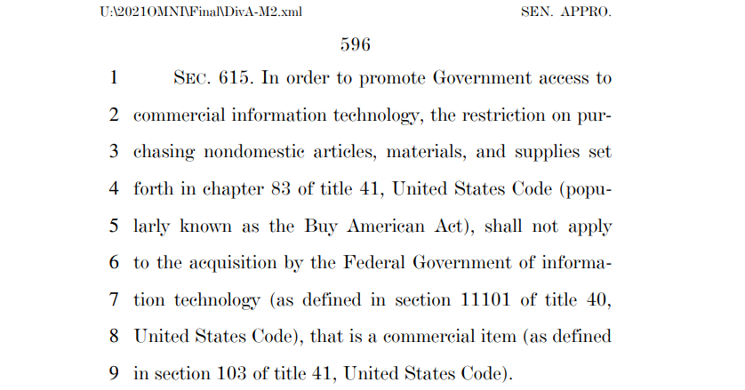 Welp reckon we'll go back to buying all our IT stuff from China, what could go wrong?