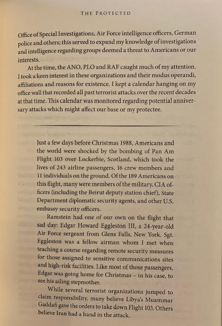 AuthorMWTrott's tweet photo. @KyleMillsAuthor I wrote about Flt 103 in my book as I was based in Germany at that time. My USAF colleague, Edgar Eggleston, was heading home on 103 to visit family. I can still see his car parked near the communication building until it was sold on behalf of his family. #PanAm103 #theprotected https://t.co/SNRlSoFkGv