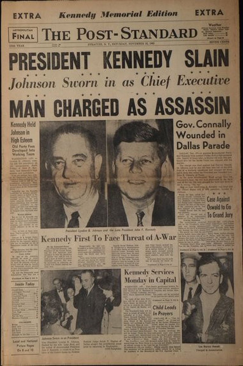 And now an excerpt from President John F. KennedyWaldorf-Astoria Hotel, New York CityApril 27, 1961: