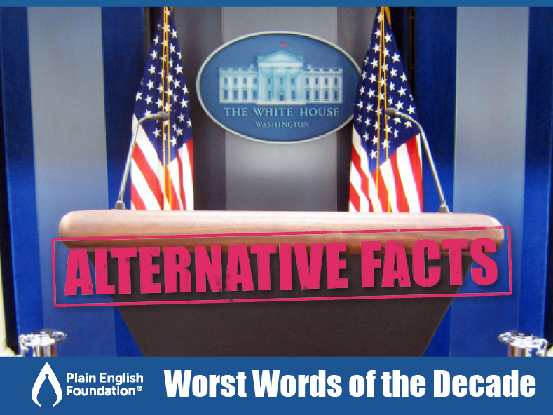 We're doing things a little differently this year with 2 #WorstWords winners! 
We looked at past winners to pick the Worst Words of the Decade. 2017's 'alternative facts', was the clear choice.
And our 2020 award goes to 'vertical consumption'.

ow.ly/EY8X50CRBgH