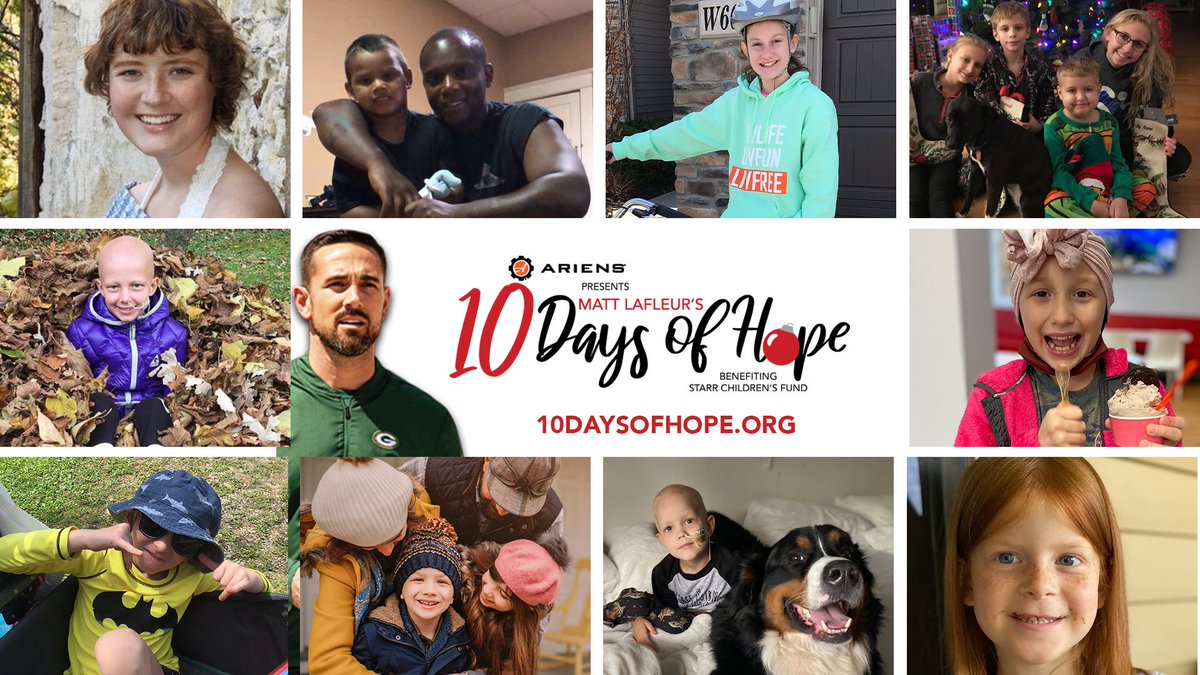The stories of these 10 amazing kids and their families are truly inspiring. We have raised $51k to date. Please consider helping us get that number up even higher, if you can! Visit 10daysofhope.org to learn more. #10DaysofHope