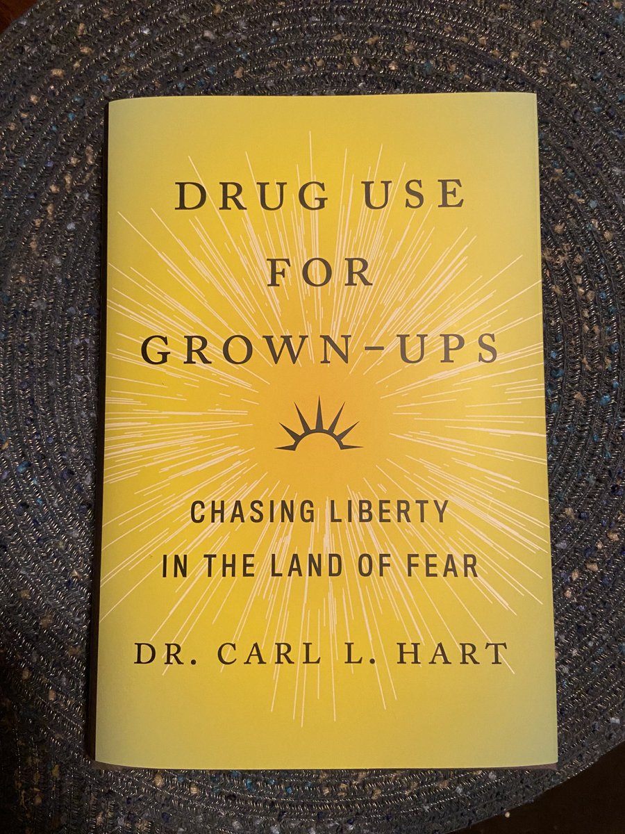 drcarlhart's tweet photo. I am so thrilled that #DrugUseForGrownUps has arrived. I can’t wait to tell people more about the book. Order a copy and let's talk about it on January 12, 2021. https://t.co/bFHl7ynreI
