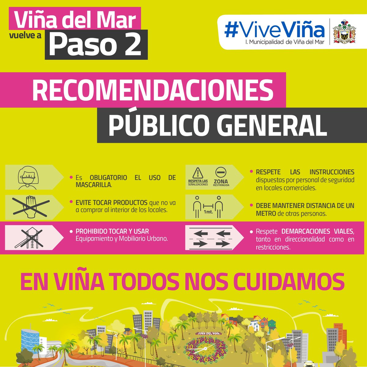 vicentemoragad's tweet photo. ���� VIÑA DEL MAR EN PASO  2:
¡ACÁ LA INFORMACIÓN Y RESPUESTAS A TODAS TUS DUDAS!. #VIÑA #CHILE
 #VIÑADELMAR #VIÑASOMOSTODOS #PASO2 https://t.co/4QFHEmhijs