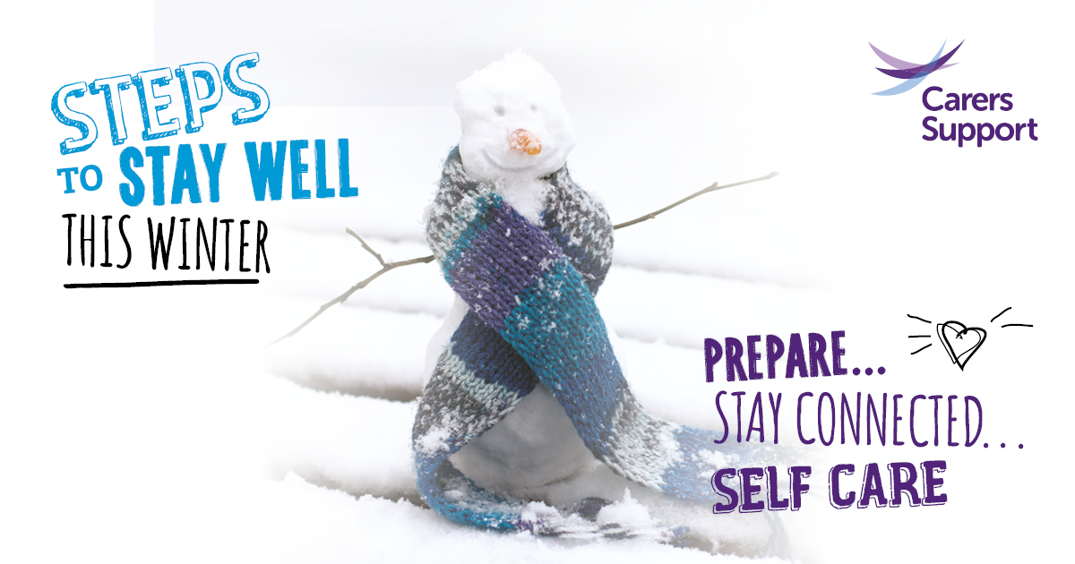 As part of our campaign to help you stay well this winter, we thought it would be handy to include all the tips in one place. To have a read about how to stay well this winter, please browse our booklet for all handy winter wellbeing tips. carerssupport.org.uk/steps-to-stay-…