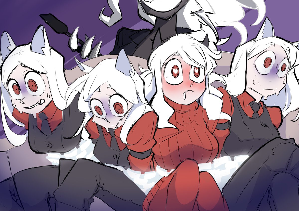 S4See's tweet image. Punishment Sofa
#Helltaker