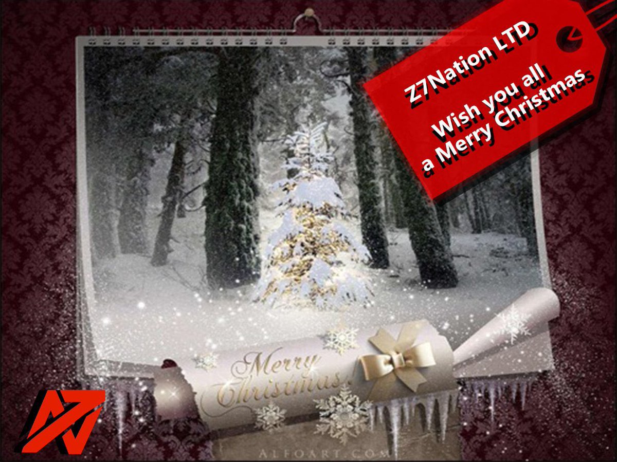 Z7Nation's tweet photo. Us from the #Z7Family want to wish you all a very Merry Christmas!! https://t.co/cABpZhpoIt