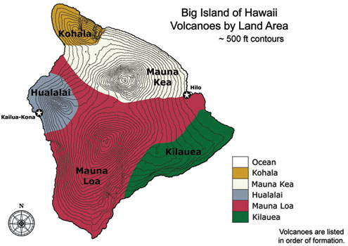 By request, some Kīlauea facts:1. Kīlauea is one of 5 volcanoes that make up the island of Hawai'i. It's the most active one, and along with the massive Mauna Loa, it makes up the biggest threat to people living on the island.