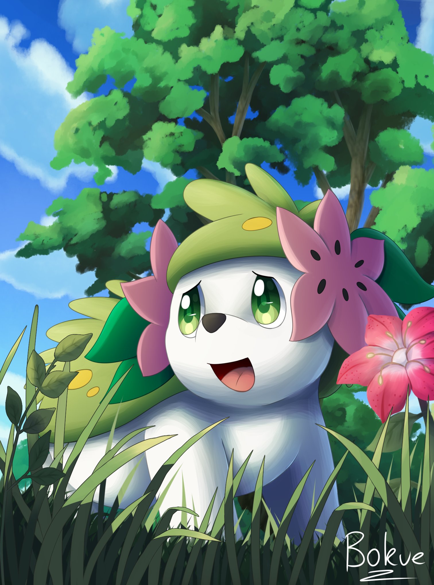 Shaymin Sky Forme Art, Others Added