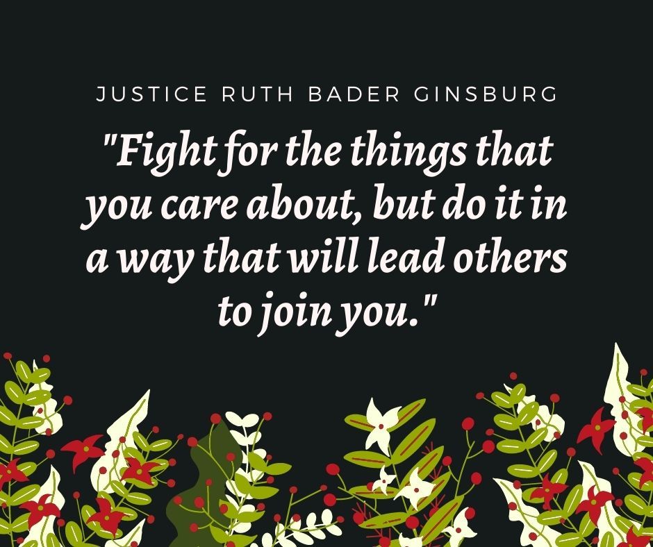 UH_LABHRT's tweet photo. We honor the memory of #JusticeRuthBaderGinsburg by sharing this quote for our #ProACTiveMondays. https://t.co/aamAoySm8F