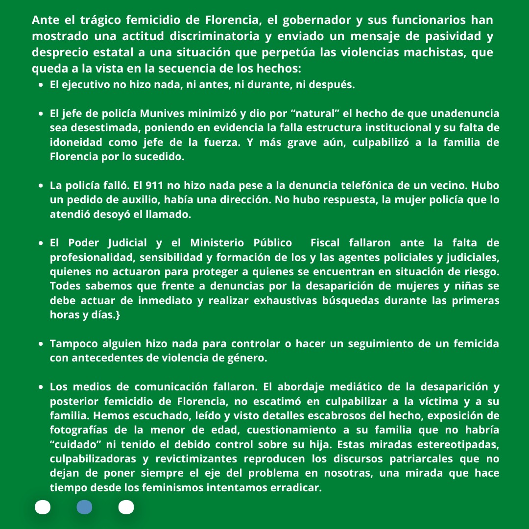 LaCorrienteAlt1's tweet photo. ¡FLOR NO ESTÁ!
#JusticiaParaFlorenciaRomano https://t.co/RSx2zTXFY8