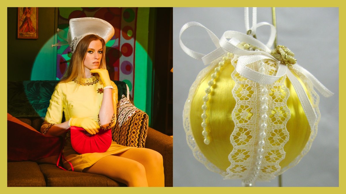 Dead Little Roosters as ornaments, a thread.