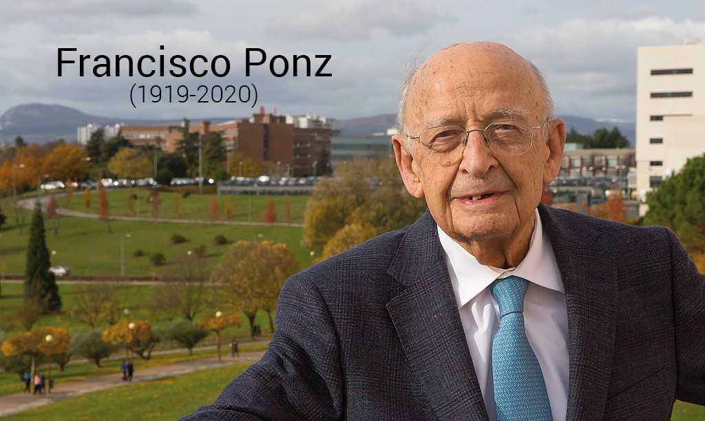 astabernero's tweet photo. Acaba de fallecer don Francisco Ponz, tercer rector de la @unav. Tenía 101 años pero su corazón era joven: disfrutaba viendo que el proyecto que impulsó san Josemaría en 1952 estaba lleno de vitalidad. En la Universidad estamos conmovidos y agradecidos por su vida ejemplar. https://t.co/IvRFKcBB7j