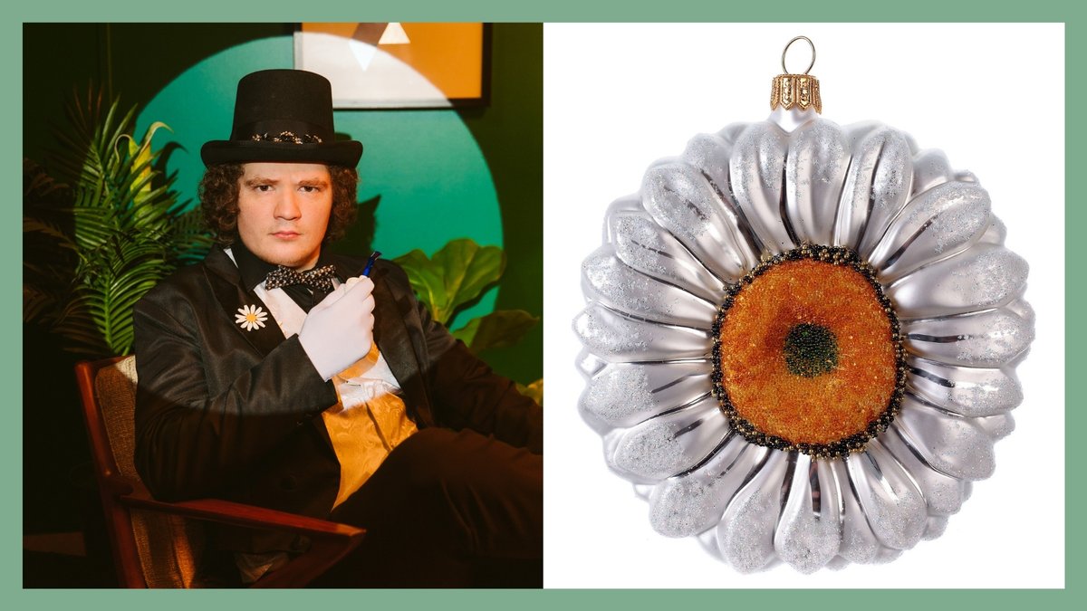 Dead Little Roosters as ornaments, a thread.