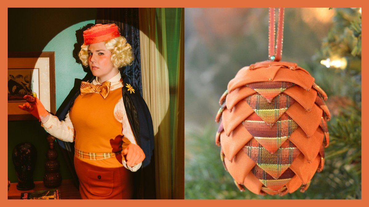 Dead Little Roosters as ornaments, a thread.