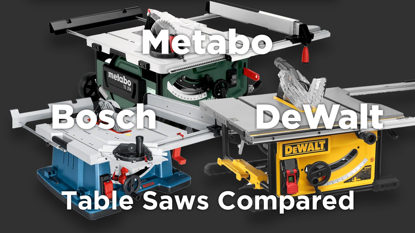Bosch gts 10 xc on sale vs dewalt dwe7492