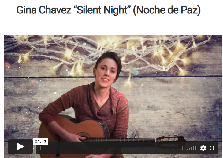 MuZicCardZ's tweet photo. Send an eCard of @ginachavez singing "Silent Night"! https://t.co/ru49CVLOju https://t.co/Xu9n4QB5E8