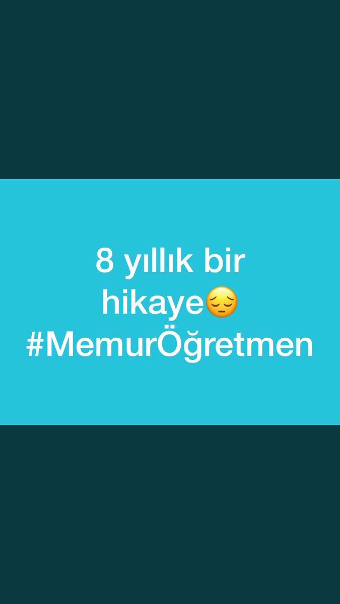 Emre04140964's tweet photo. Yaşadıklarımız kolay değil tam 8 yıl dile kolay hadi buna bir dur de!!! #ÖğretmenlikMezunuMemurEÖH https://t.co/NkdKHoKJPh