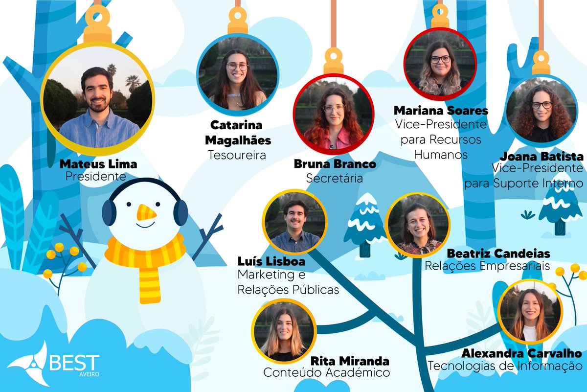 BESTaveiro's tweet photo. Em nome da Associação BEST Aveiro, o XII Management deseja-vos Boas Festas, neste que é, sem dúvida, um ano atípico. Foi um ano cheio de desafios, conquistas e aprendizagens que levaremos para 2021, de modo a continuarmos a cumprir a visão e missão do BEST: 
1/4 https://t.co/PiDdVQWCHb