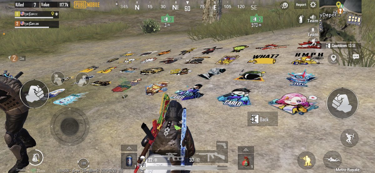 loreeeeeexx's tweet photo. To the Metro Royale Team who decorated our return point, this is a masterpiece😍 thank you! @PUBGMOBILE #PUBGMOBILE #MetroRoyale https://t.co/bza5jW6TnW