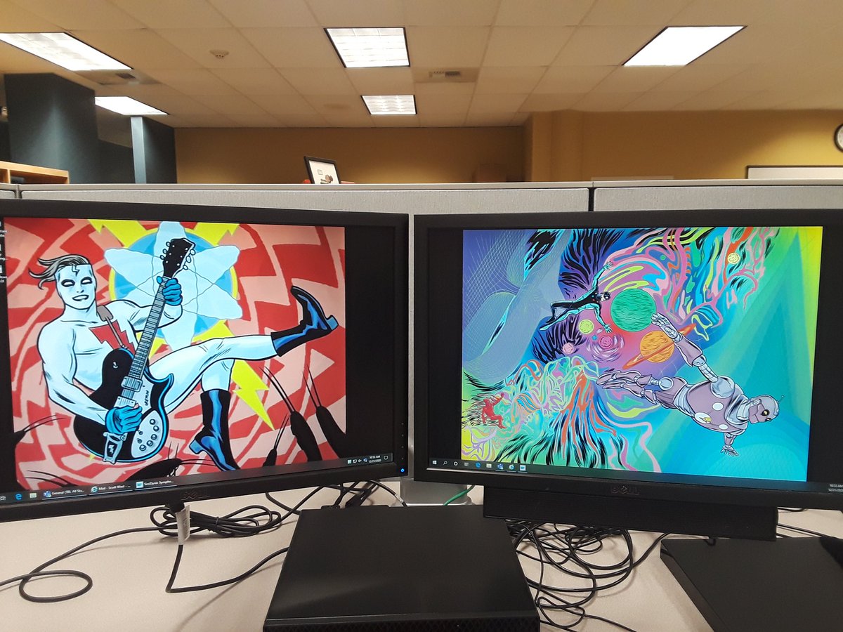 ScottMWest's tweet photo. This week's work screens. #Madman #XrayRobot #MikeAllred @AllredMD https://t.co/252exedUQP