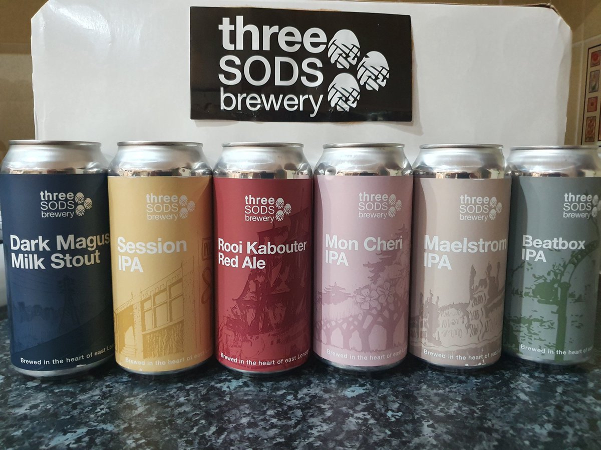 Tony_OCall's tweet photo. Happy days, beer from @threesodsbrewer has arrived in time for Christmas. Have you ordered yours yet??  https://t.co/XFOYfxmXLI
#christmasdrinks #beeroclock #eastlondon #threesodsbrewery https://t.co/eJK0RAKIsD