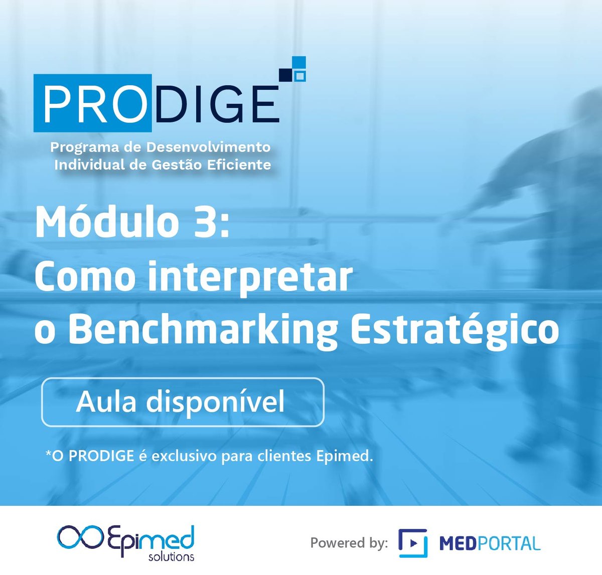 A nova aula Como interpretar o Benchmarking Estratégico já está disponível!
#epimedsolutions #epimedmonitor #prodige