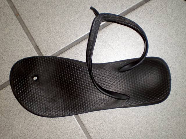 chappal after running a quick double in gully cricket