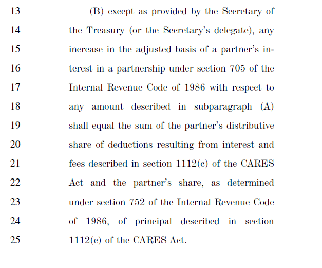 Second, speaking of taxability, a similar “tax free” provision is also applicable to EXISTING  @sba Section 7(a) loan borrowers that were granted relief in the CARES act (6 month payment relief) This aligns with the  #PPP language. 3/x