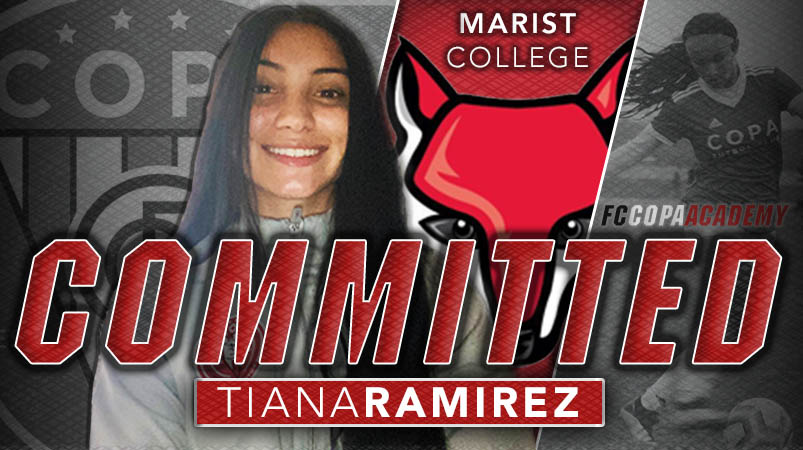 FCCopa's tweet photo. Congratulations to Tiana Ramirez, G04 Black, on her commitment to @Marist !!! π΄πβ½
@EDPsoccer @MaristAthletics @NCAASoccer
Read more about Tiana's journey here: https://t.co/qBW9avBkP3
#TheCopaWay #WeAreCopa #CopaCommits https://t.co/vZvRTOsOZZ