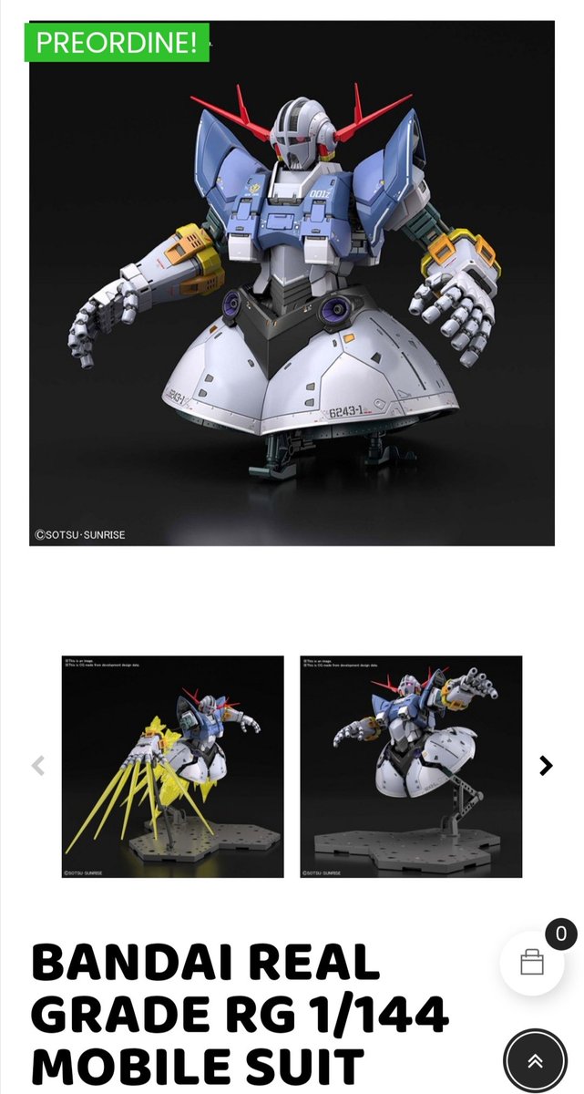 TristeMietitore's tweet photo. Qui è dove cercate di convincermi a non comprarlo, magari neppure l'RG del Gundam RX-78 per fare la coppia. https://t.co/yJyl1JAQJ0